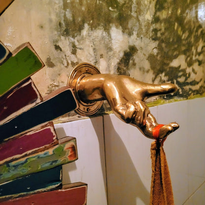 Brass Hand Sculpture