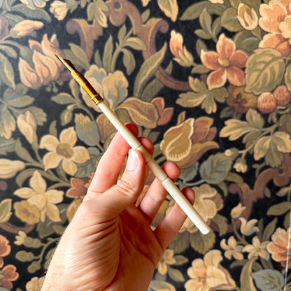 The Alchemist’s Quill – Victorian Brass Inkwell & Writing Set