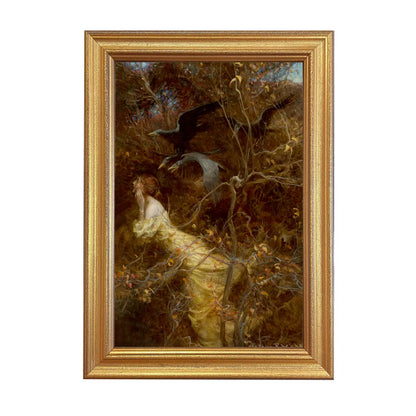 The Haunted Woods – Victorian Oil Painting Print on Satin