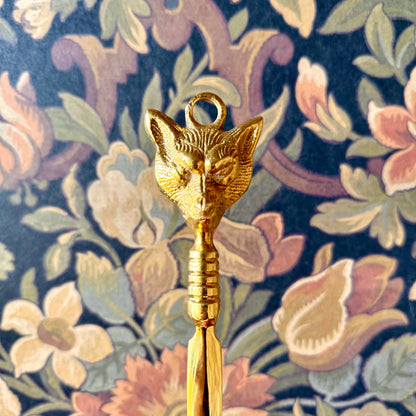 Brass Fox Letter Opener