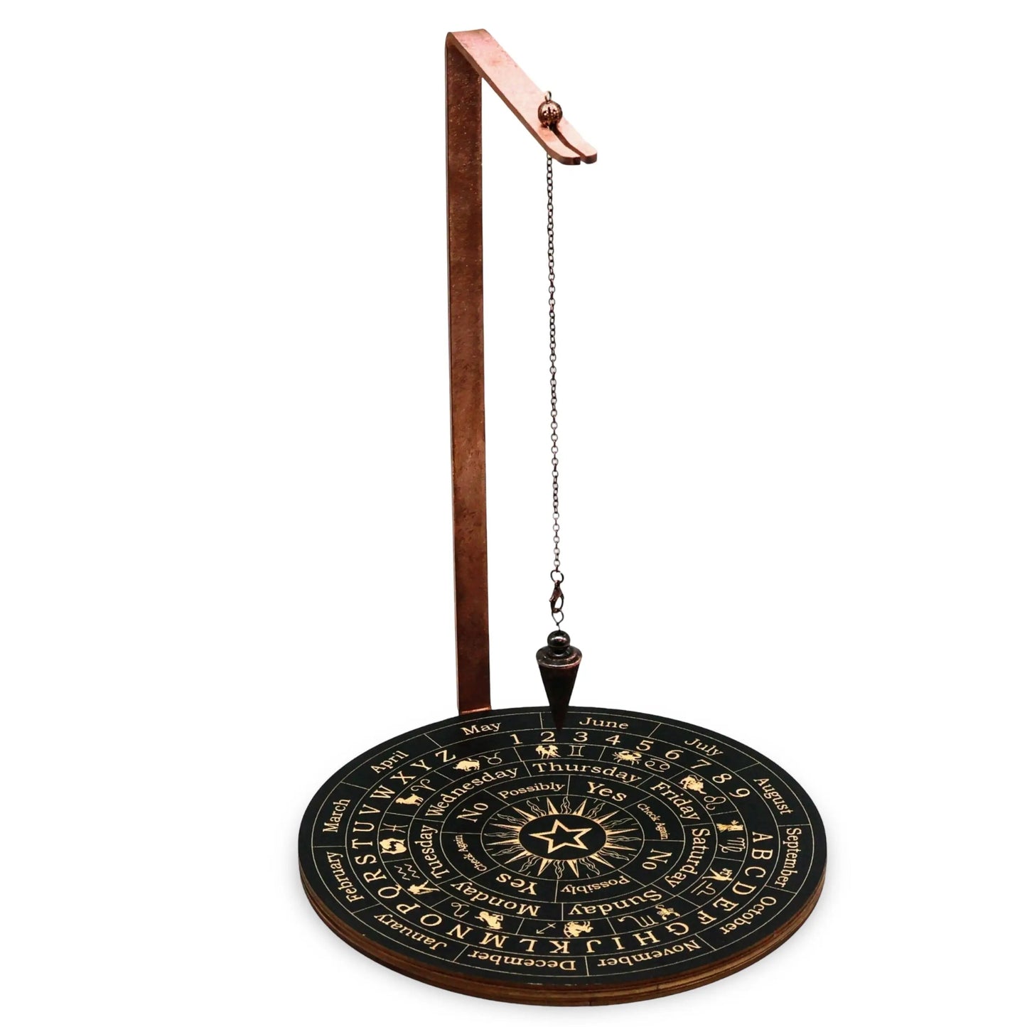 Pendulum - Hanging Pendulum Board - Ouija & Zodiac