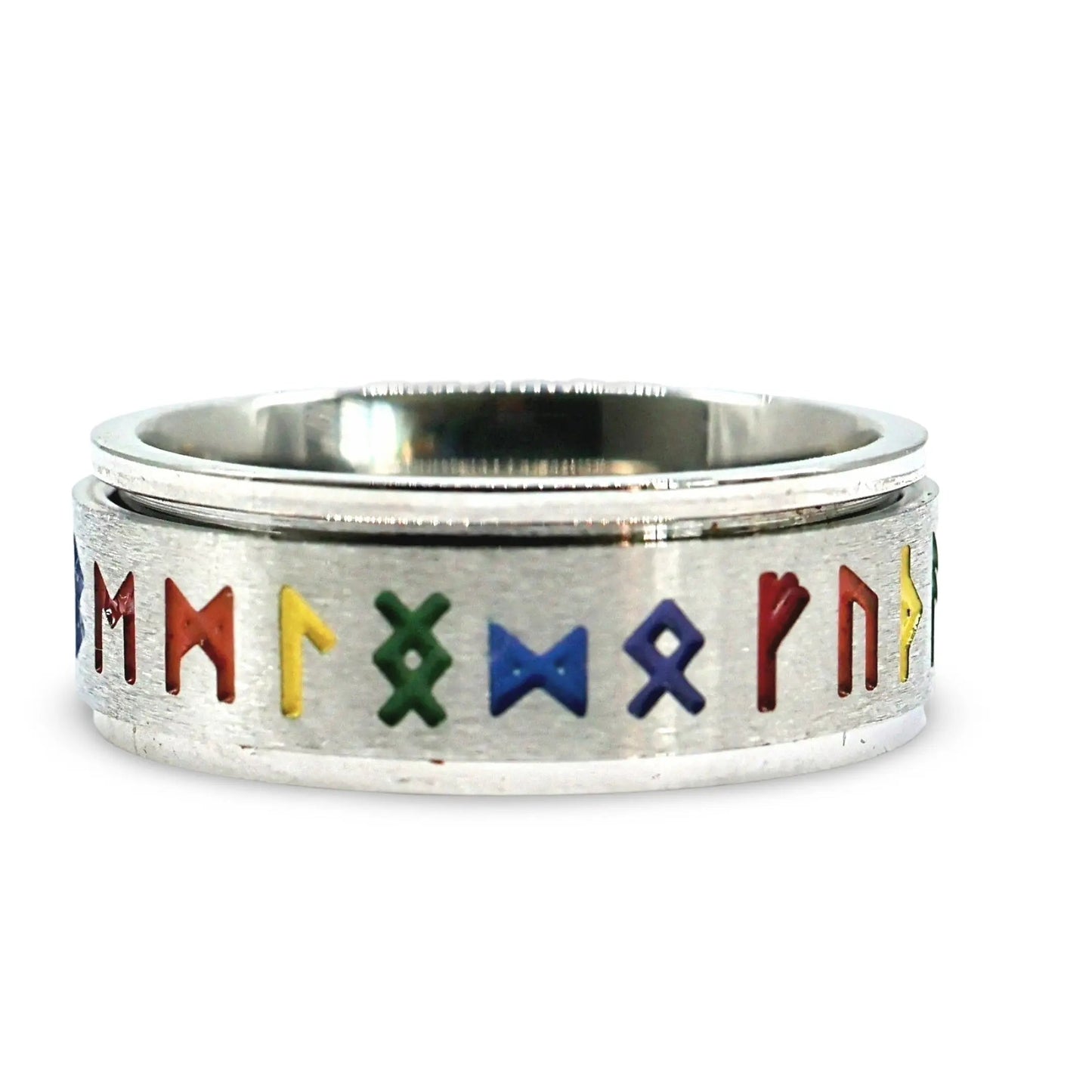 Rotating Ring - Stress Anxiety Relief - Viking Amulet Enamel