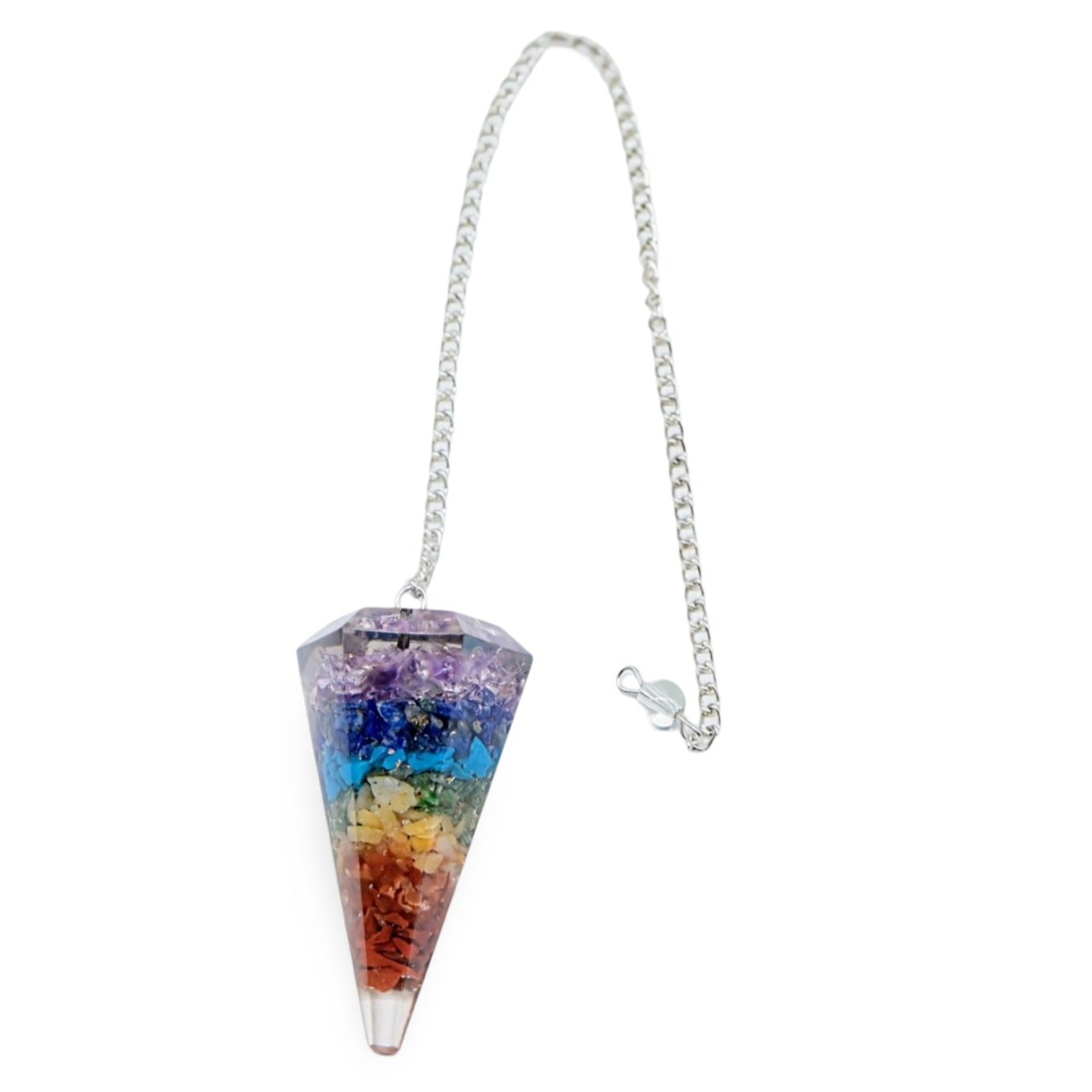 Pendulum - Orgonite - 7 Chakras Layers