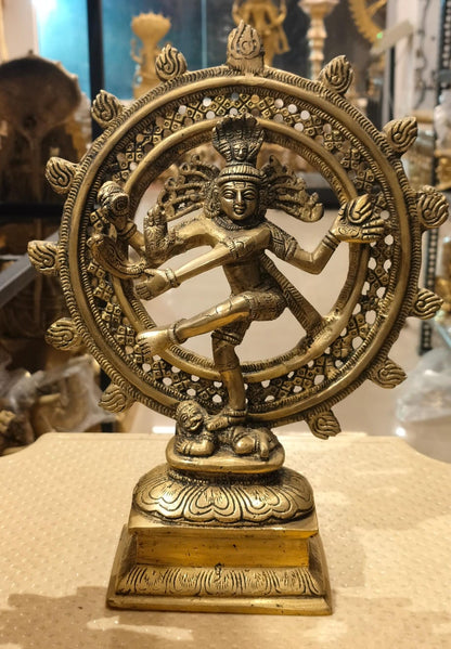 Dancing Shiva Nataraja Brass Statue-2