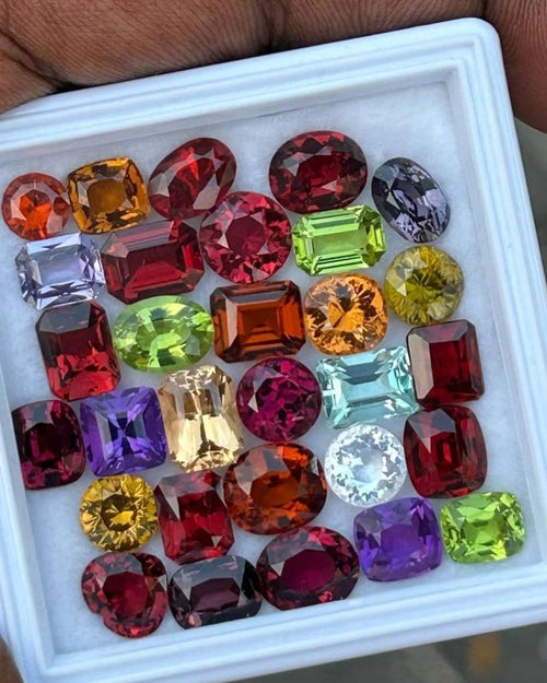 Natural Multi-colored Semi-Precious stones-0