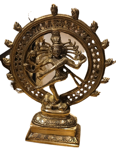 Dancing Shiva Nataraja Brass Statue-1