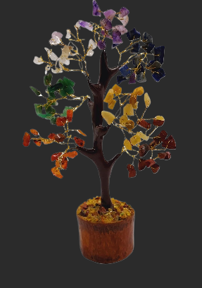 7 Chakra Tree Crystal Tree-0