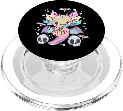 Cute Pastel Goth Kawaii Anime - Axolotl Axolotls - Japanese PopSockets PopGrip for MagSafe