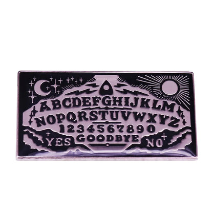 Ouija Board Enamel Pin Collection metal Brooch Occult Witch Pagan Badge