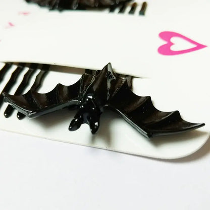 Black Bat Hair Clip - Headpiece Hair Accessory