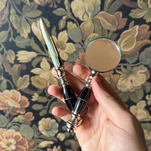 Magnifier & Letter Opener Desk Set