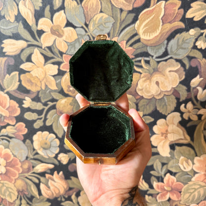 Bone & Velvet Jewelry Box