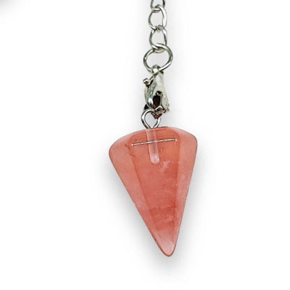 Pendulum - Mini Cone - Quartz Cherry