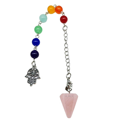 Pendulum - Mini Cone - Rose Quartz