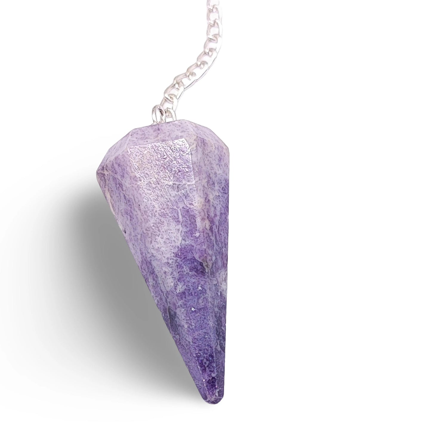 Pendulum Faceted -Lepidolite