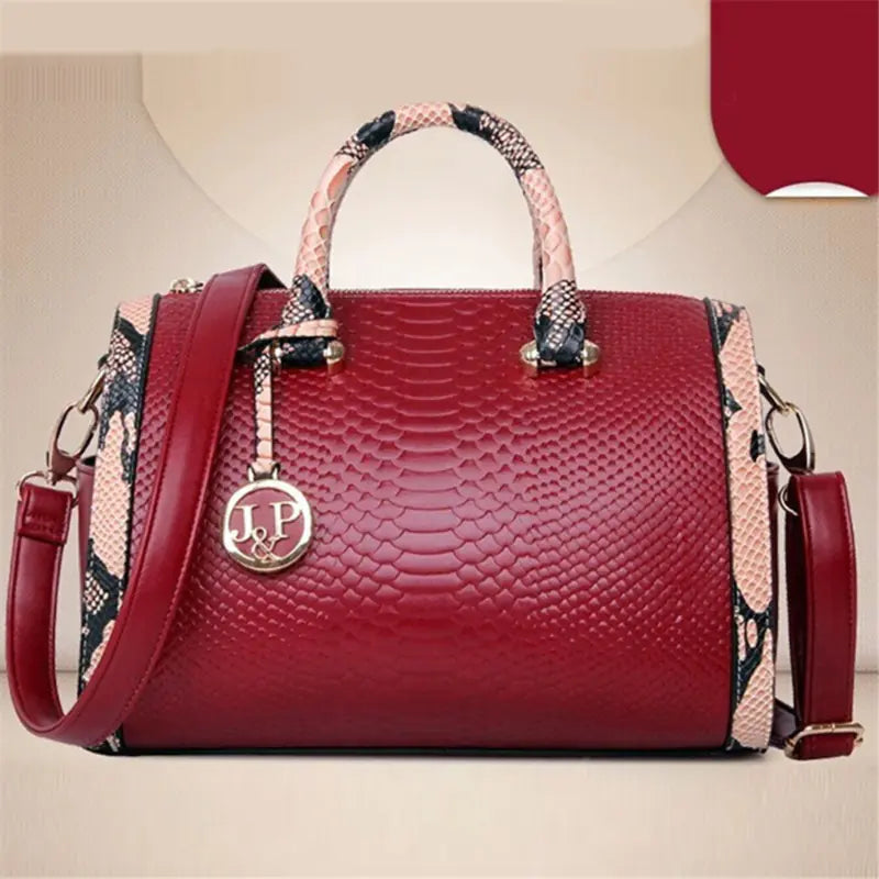 Luxury Leather Handbag for Women - Flap Clutch & Messenger