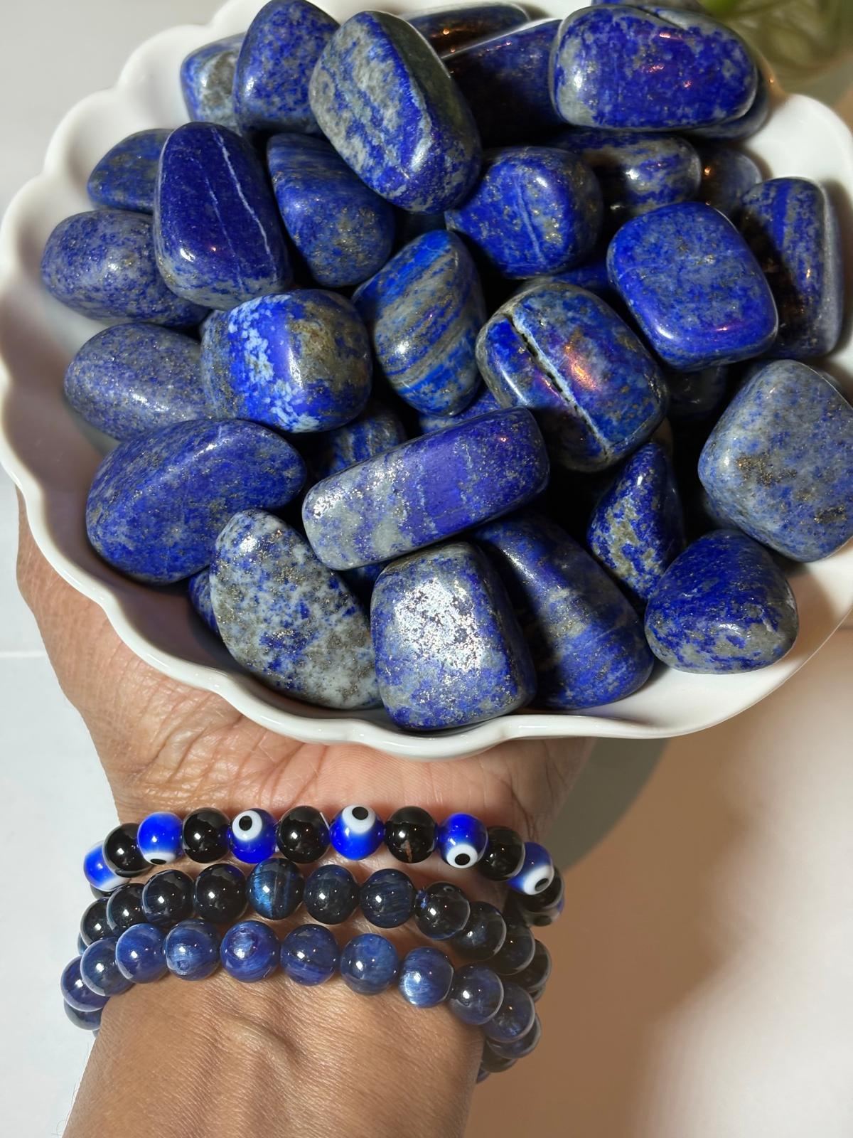 Lapis Lazuli Tumbled Stones (1 kg pack)-0