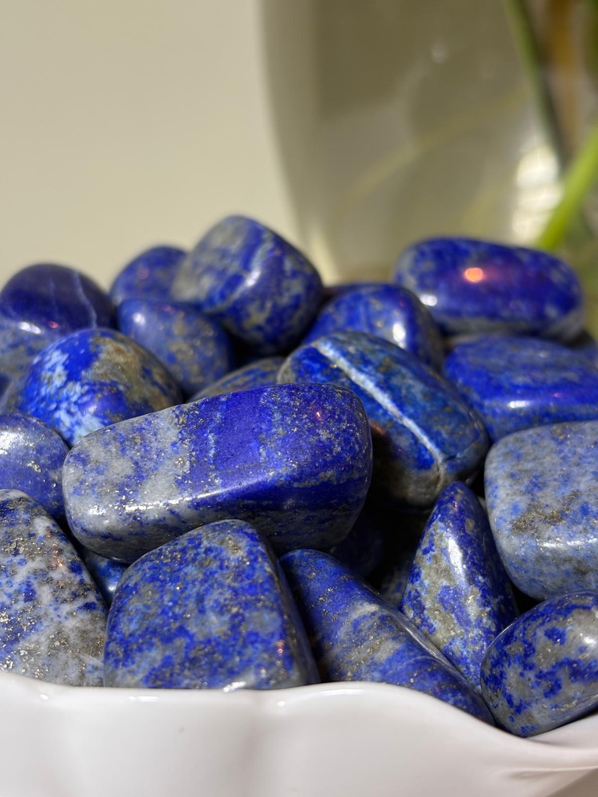Lapis Lazuli Tumbled Stones (1 kg pack)-4
