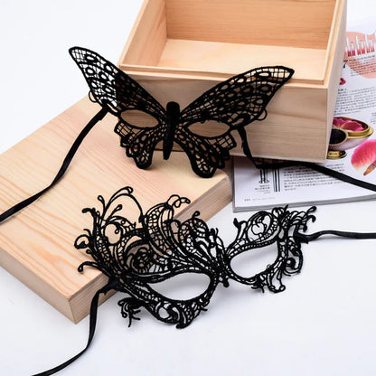 Lace Hollow Eye Mask for Parties and Nightclubs