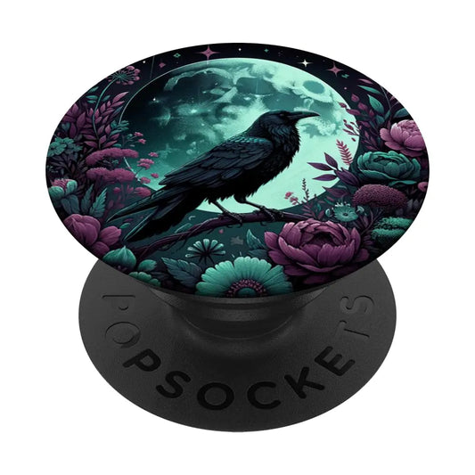 Cute Occult Raven Goth Pastel Crow PopSockets Standard PopGrip