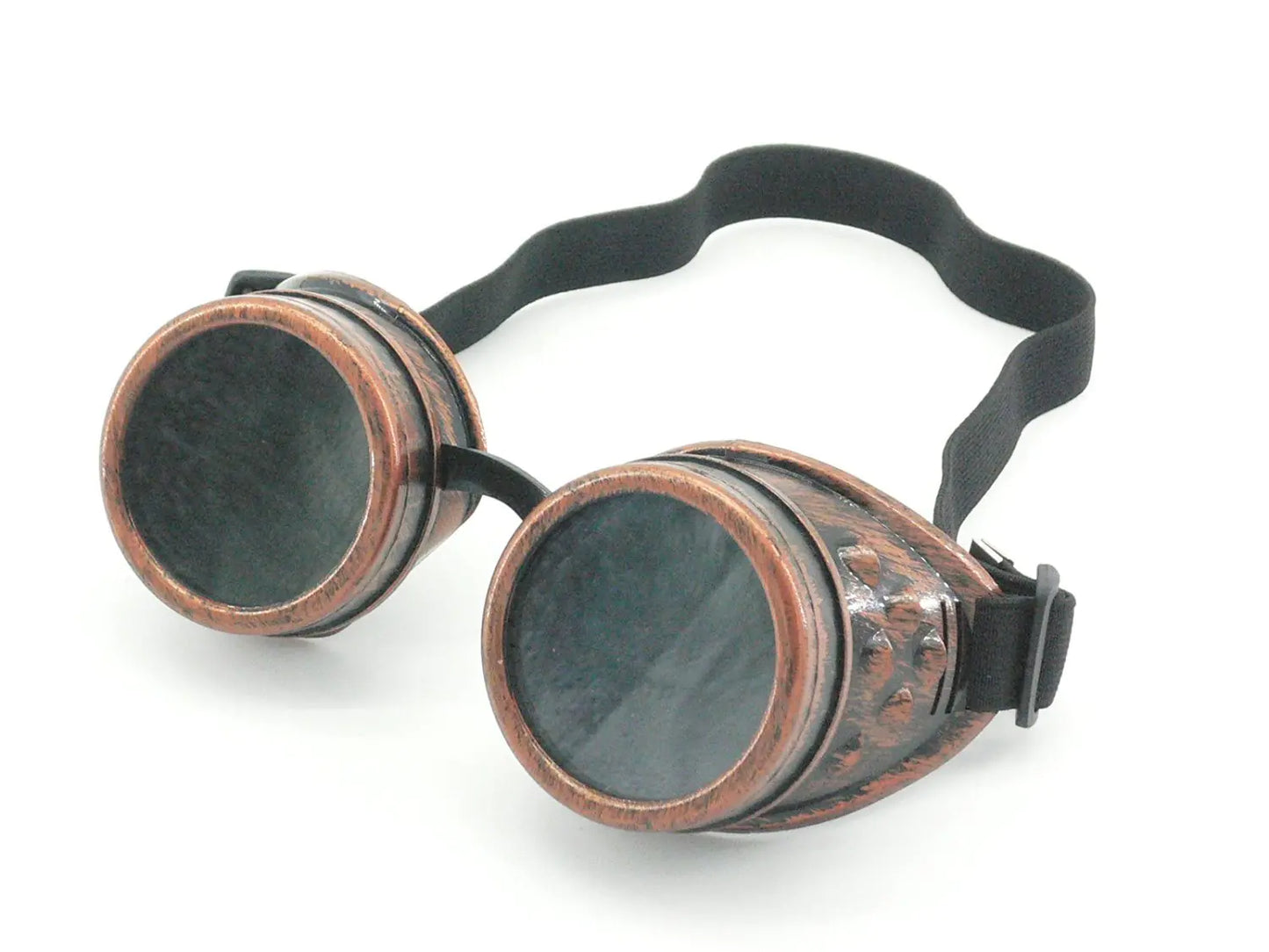 Wocst Cyber Goggles Vintage Steampunk Goggles Glasses Welding Goth Cosplay (Copper)