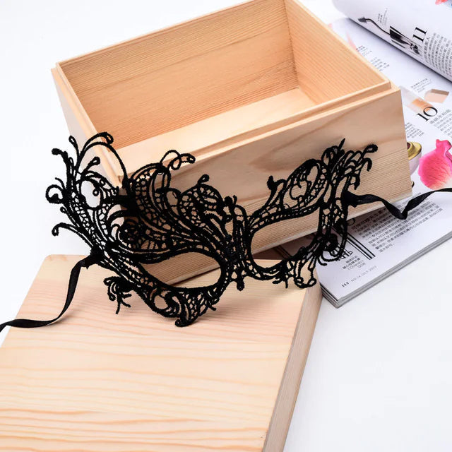 Lace Hollow Eye Mask for Parties and Nightclubs