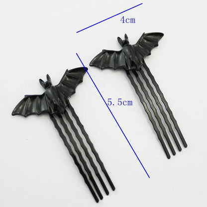 Black Bat Hair Clip - Headpiece Hair Accessory